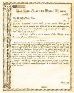 Real Estate Bank of the State of Arkansas