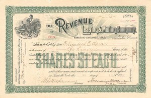 Revenue Leasing and Mining Co. - Stock Certificate