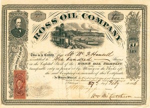 Ross Oil Co. - Stock Certificate