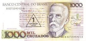 Brazil - P-216b - Group of 10 notes - Foreign Paper Money