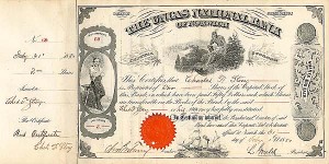 Uncas National Bank of Norwich - Stock Certificate