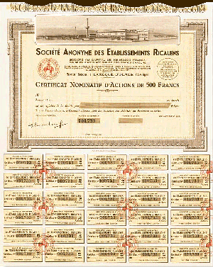 Societe Anonyme Des Etablissements Ricalens