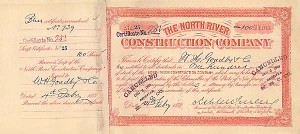 North River Construction Co - Stock Certificate