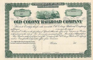 Old Colony Railroad - Bond