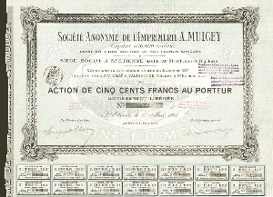 Societe Anonyme de L'Imprimerie a. Mulcey