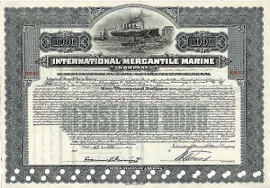 International Mercantile Marine - Bond - Co. that Made the Titanic