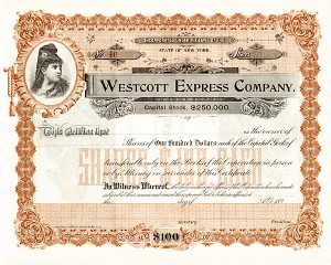 Westcott Express Co - Stock Certificate
