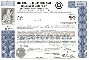 Pacific Telephone and Telegraph - Bond