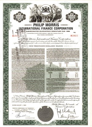 Philip Morris International Finance Corporation - Bond