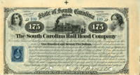 South Carolina Rail Road Co. $175 Bond