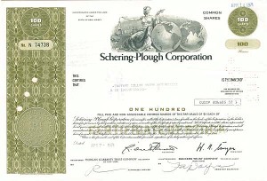 Schering-Plough Corporation - Stock Certificate