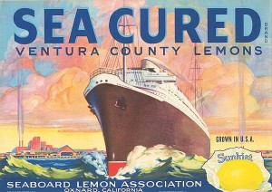 Fruit Crate Label - Sea Cured