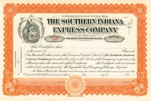 Southern Indiana Express Co. - Stock Certificate