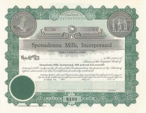 Spotsadonna Mills, Incorporated