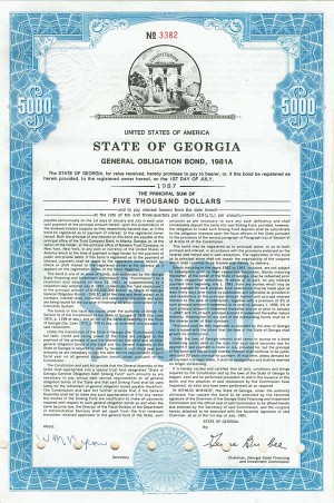 State of Georgia - Bond