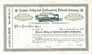 Tacoma, Orting & Southeastern Railroad