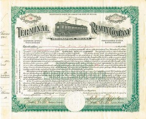Terminal Realty Co. - Stock Certificate
