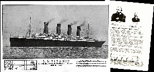 Reprints of the Titanic and History Print