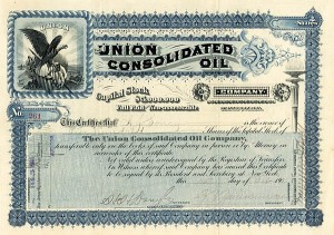 Union Consolidated Oil Co. - Stock Certificate