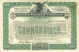 United Copper Co. - Stock Certificate