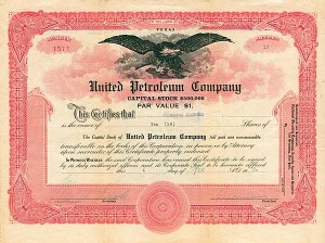 United Petroleum Co. - Stock Certificate