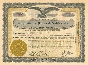 Urban Motion Picture Industries, Inc