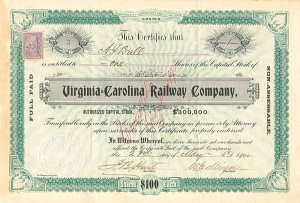 Virginia=Carolina Railway Co.