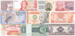 World Paper Money Collection - 100 Different Uncirculated Notes - Foreign Currency Group - Uncirculated Paper Money