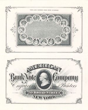 American Bank Note Co. Ad Card - Gorgeous