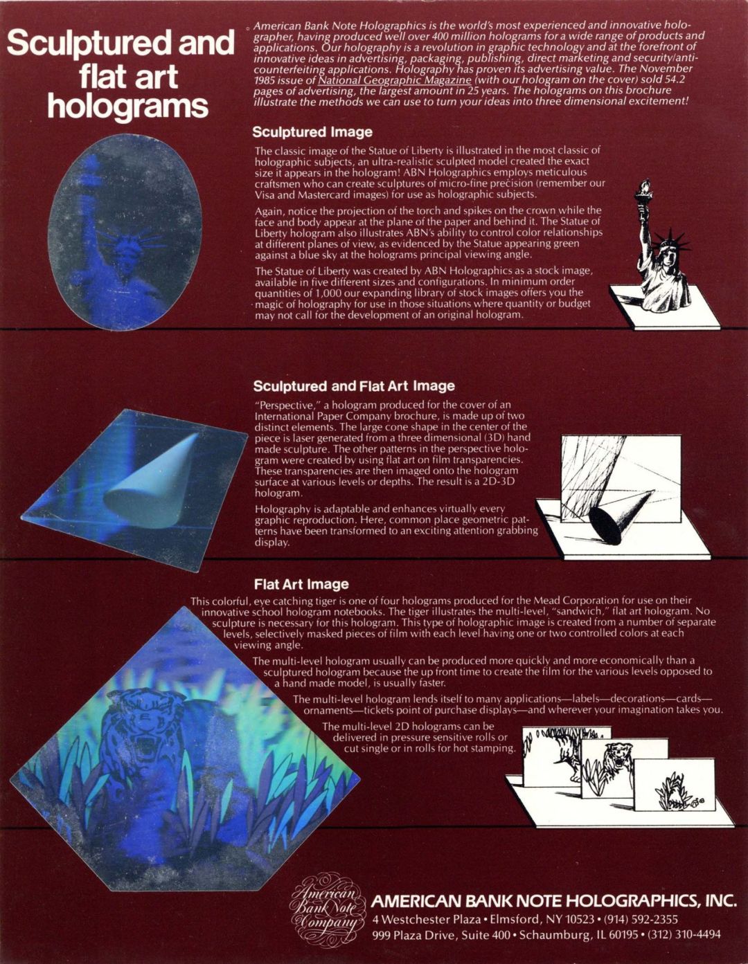 ABN Ad Sheet - Signature and flat art holograms