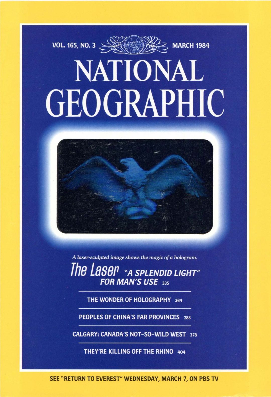 American Bank Note Company Proof of the National Geographic - March 1984