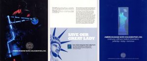 American Bank Note Company Booklet on Holograms - 1980's dated