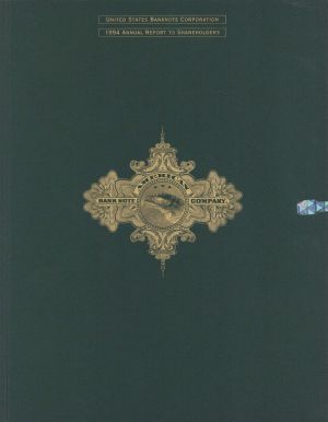 American Bank Note Company Annual Report - 1994 dated Booklet