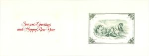 American Bank Note Company Greeting Card - Season's Greetings