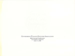 American Bank Note Company 80th Annual Conference Folder - 1986 dated