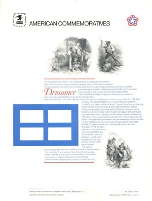 American Bank Note Company American Commemoratives for Drummer - 1973 dated