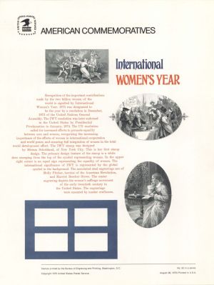 American Bank Note Company American Commemoratives for International Women's Year - 1975 dated