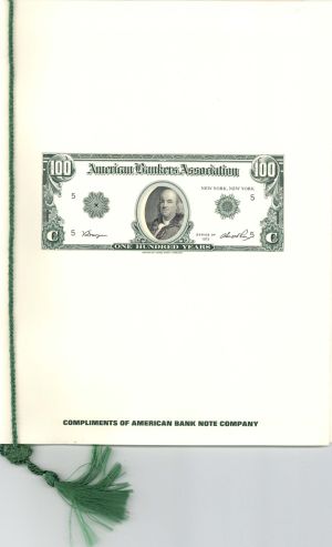 Folder of American Bank Note Company Engravings - American Bank Note