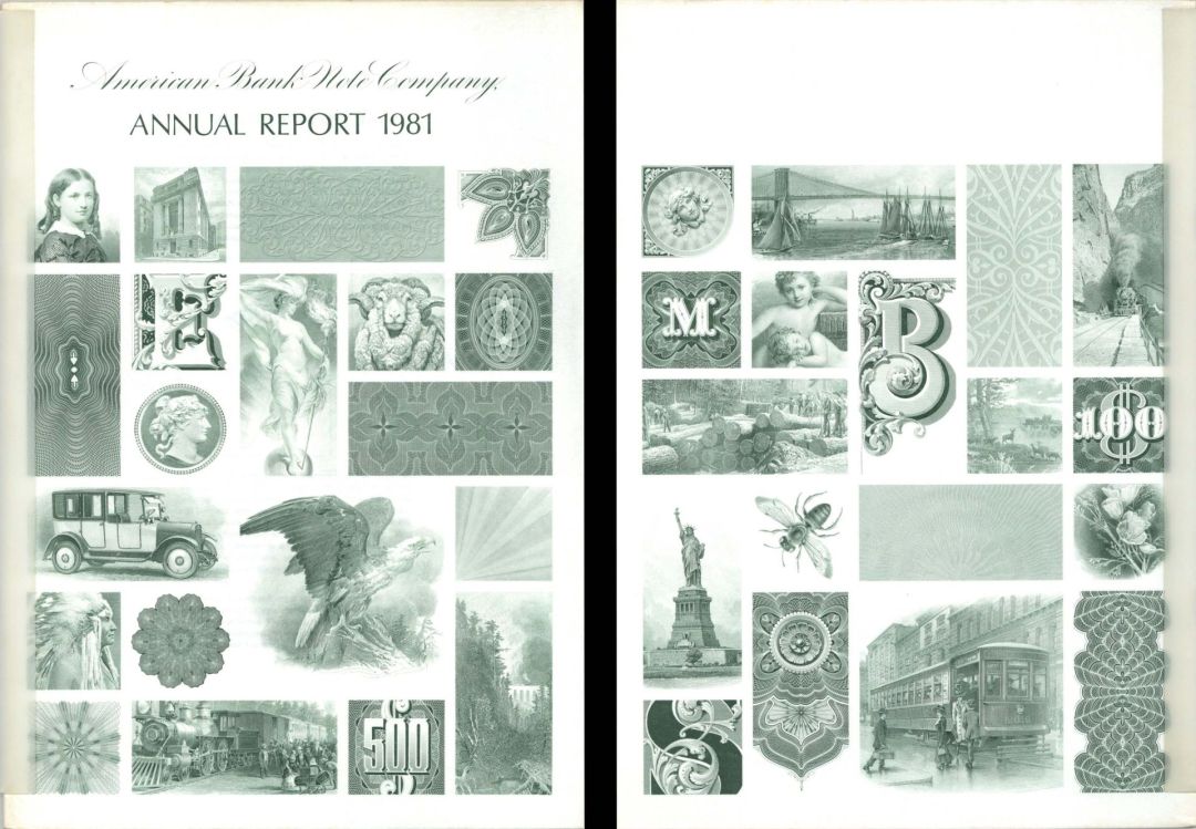 American Bank Note Company Annual Report - 1981 dated American Bank Note