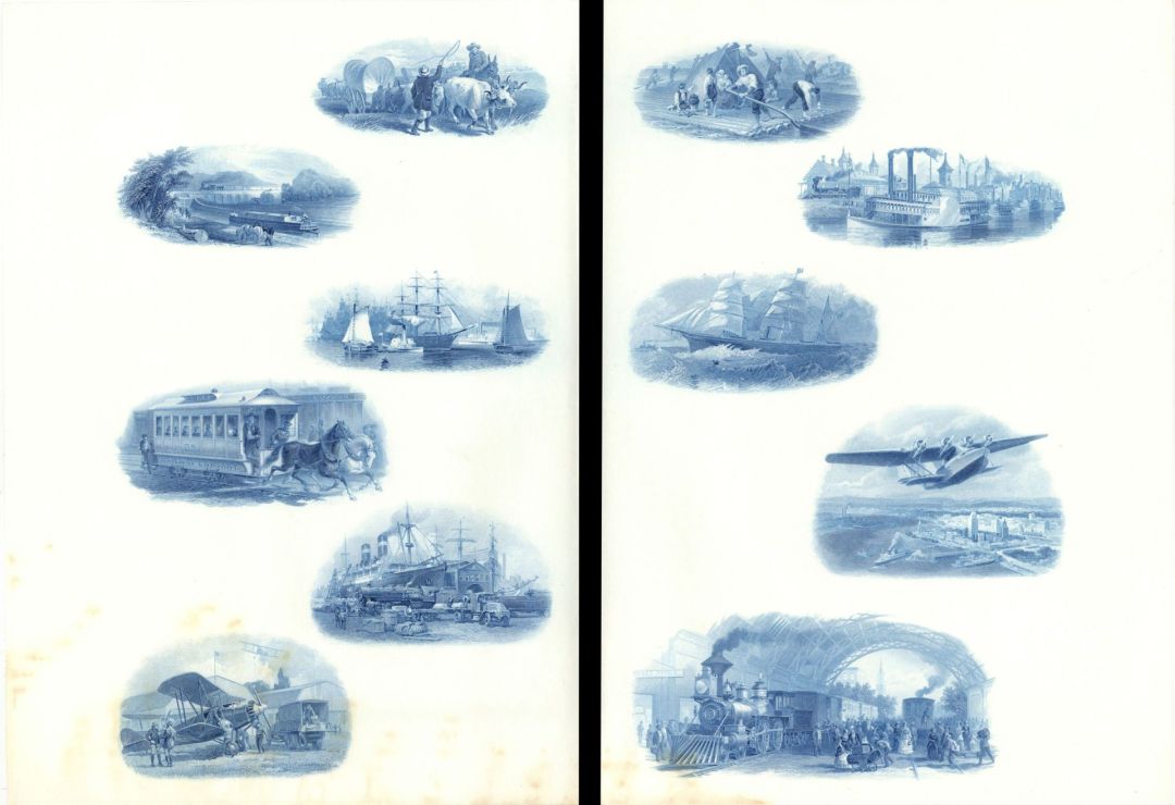 American Bank Note Sample of Vignettes  - American Bank Note Company 