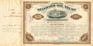 W.C. Andrews - Standard Oil Trust - Stock Certificate
