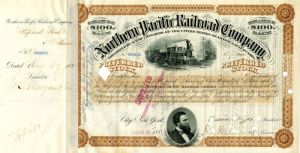 Northern Pacific Railroad Co. issued to J.S. Morgan and Co.
