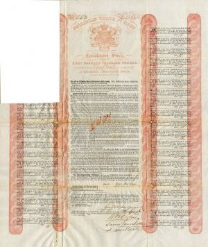 Poyaisian Bond signed by Gregor Mac Gregor - Fraudulent £500 Bond - Great History