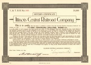 Rare Antique 1920 Railroad Gold Bond - Remarkable Relic of US Railway  History! – Vintage and Antique Gifts