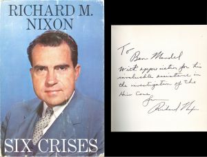 Richard M. Nixon - Six Crises - Autographed Books