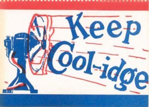 Keep Cool-idge Stamp - Presidential Americana