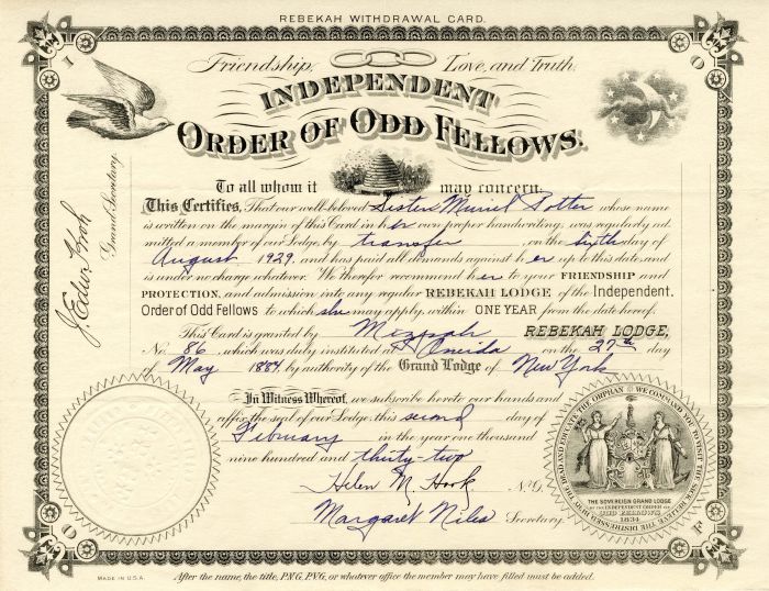 Independent Order of Odd Fellows