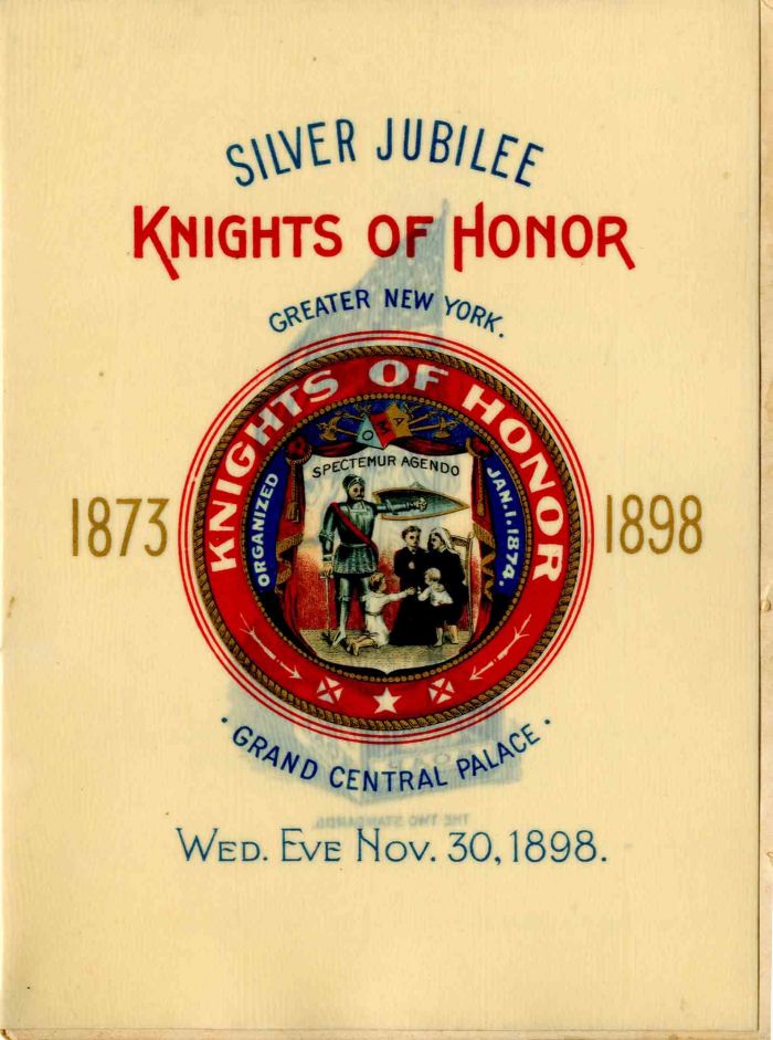 Silver Jubilee Knights of Honor Celluloid