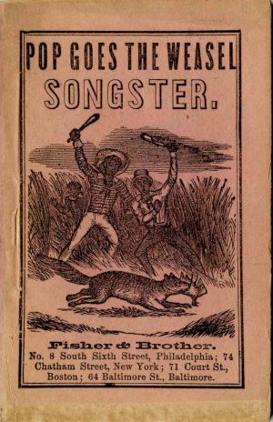 Pop Goes the Weasel Song Book - Songster - Fisher & Brother - Americana