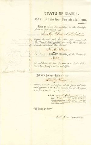 Appointment of Notary Public